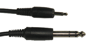 TRS 1/4" to 1/8" adapter cable